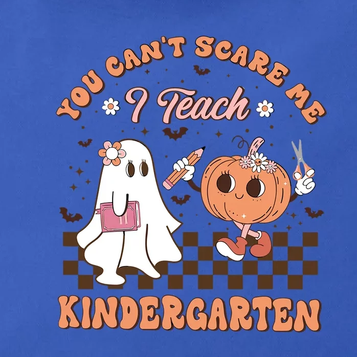 You CanT Scare Me I Teach Kindergarten Halloween Teacher Gift Zip Tote Bag