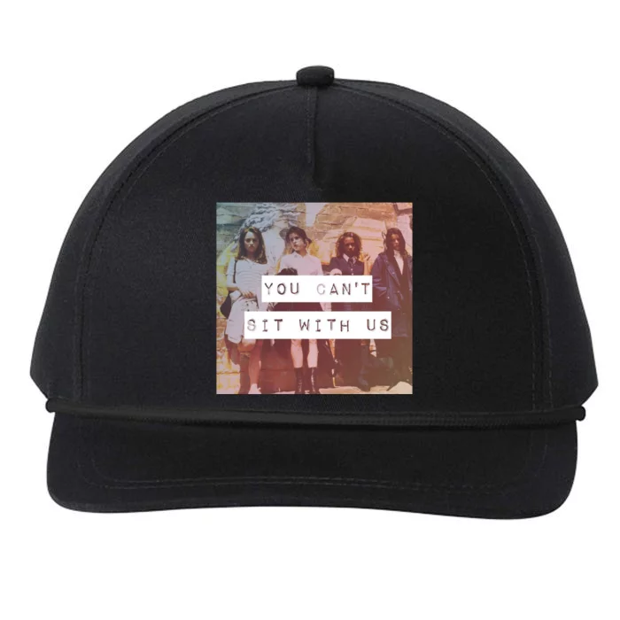 You Can&X27;T Sit With Us Snapback Five-Panel Rope Hat