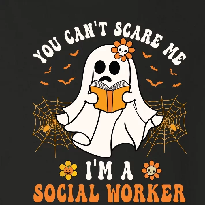 You Cant Scare Me Im A School Social Worker Halloween Toddler Long Sleeve Shirt