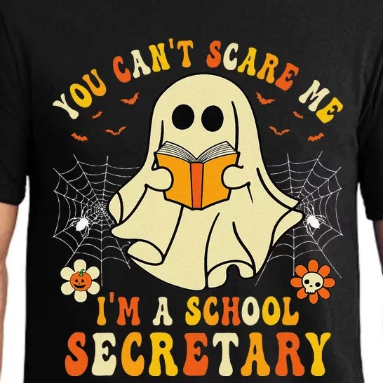 You CanT Scare Me IM A School Secretary Halloween Candy Pajama Set