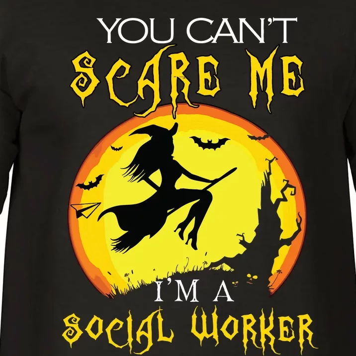 You Cant Scare Me Im Social Worker Halloween Costume Comfort Colors T-Shirt