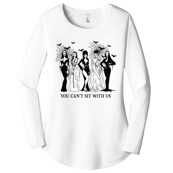 You Cant Sit With Us Halloween You Cant Sit With UsFall Halloween Women's Perfect Tri Tunic Long Sleeve Shirt