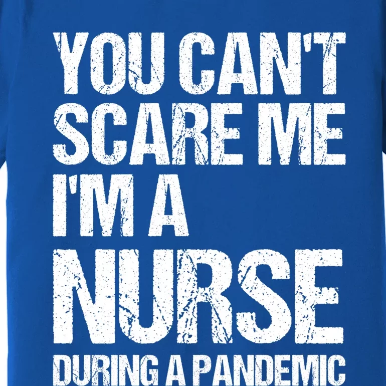 You Cant Scare Me Im A Nurse During A Pandemic Gift Premium T-Shirt