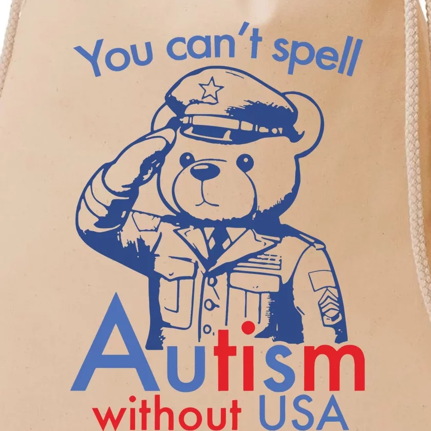 You Can’T Spell Autism Without Usa Drawstring Bag