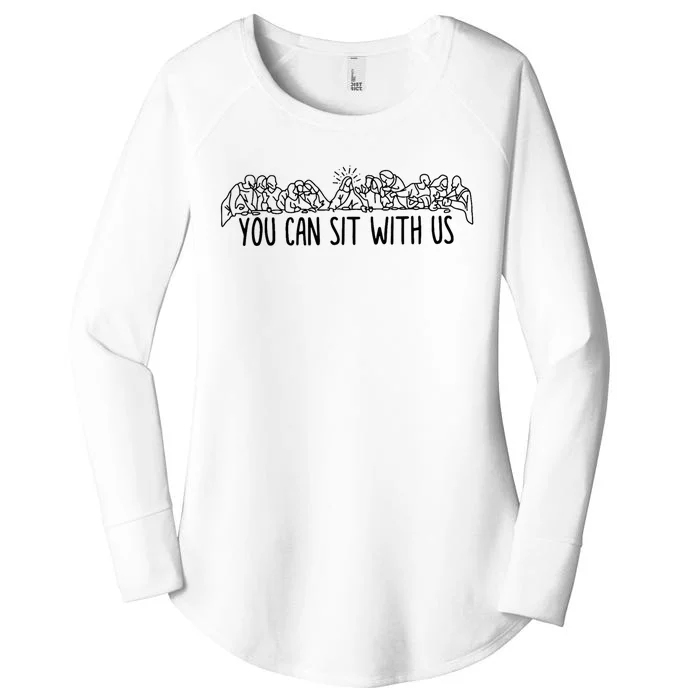 You Can Sit With U.S Jesus And Twelve Apostles Women's Perfect Tri Tunic Long Sleeve Shirt