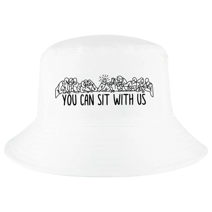 You Can Sit With Us Jesus And Twelve Apostles Cool Comfort Performance Bucket Hat