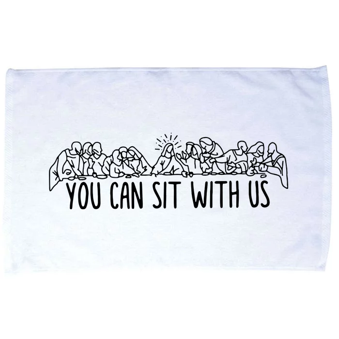 You Can Sit With Us Jesus And Twelve Apostles Microfiber Hand Towel