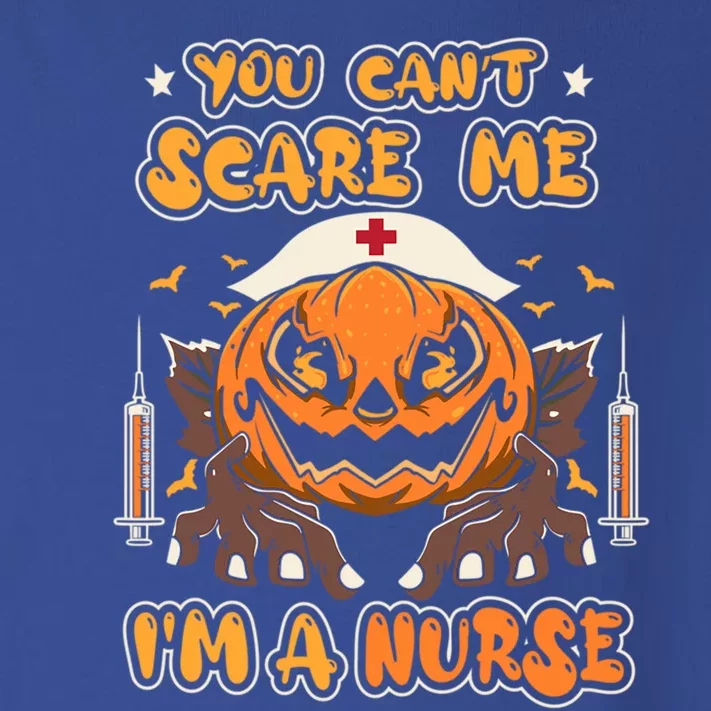 You Cant Scare Me Im A Nurse Funny Halloween Nurse Costume Funny Gift Toddler Long Sleeve Shirt