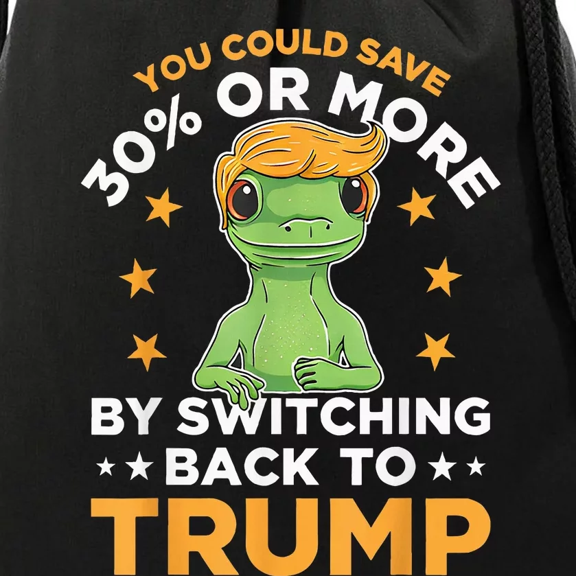 You Could Save 30 Percent Or More By Switching Back To Trump Drawstring Bag