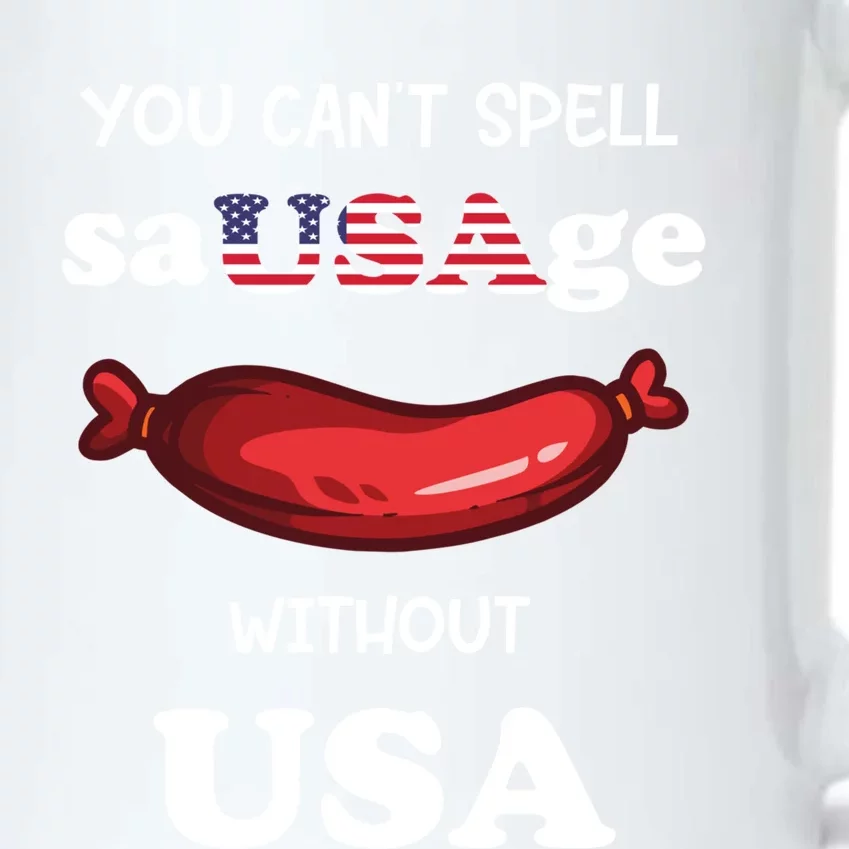 You Cant Spell Sausage Without Usa Sausage Cool Gift Black Color Changing Mug