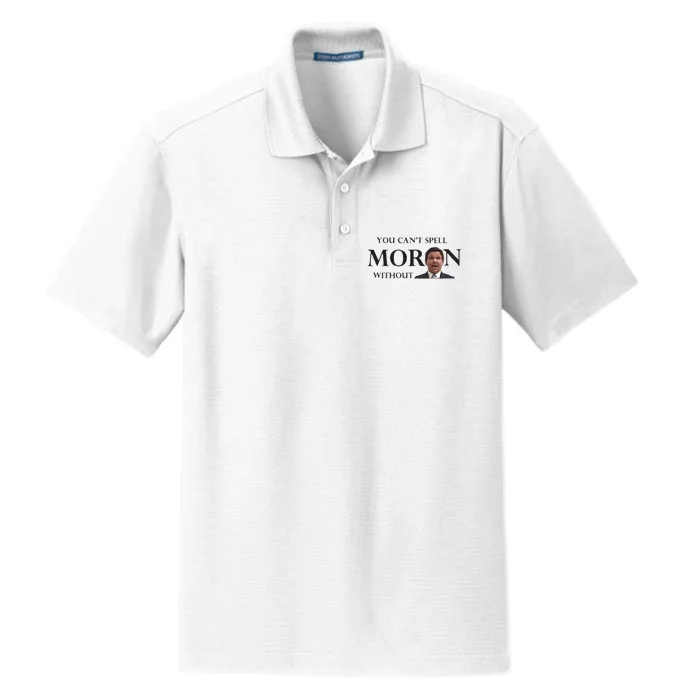 You Can’t Spell Moron Without Ron Dry Zone Grid Performance Polo