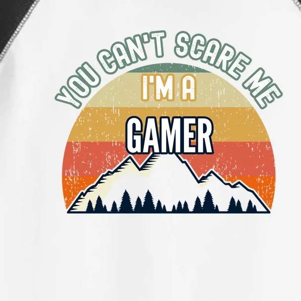 You CanT Scare Me IM A Gamer Funny Gift Toddler Fine Jersey T-Shirt