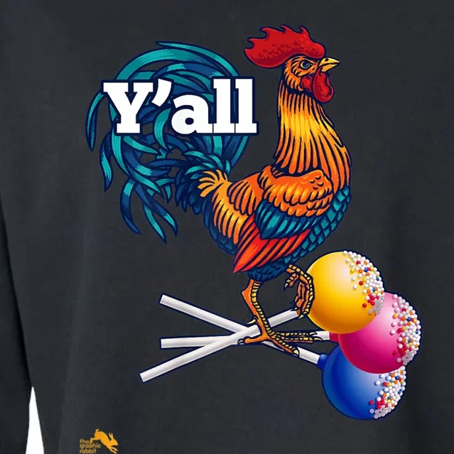 YAll Cock Suckers Cropped Pullover Crew