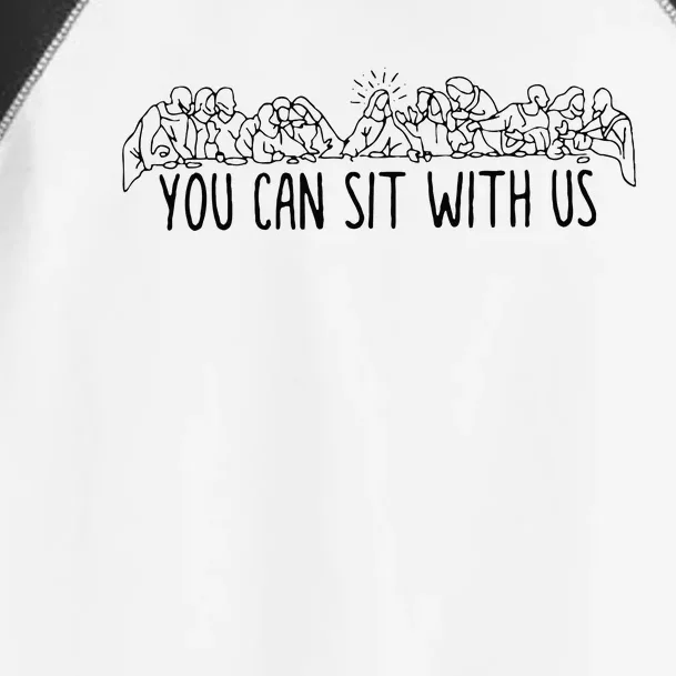 You Can Sit With U.S Jesus And Twelve Apostles Toddler Fine Jersey T-Shirt