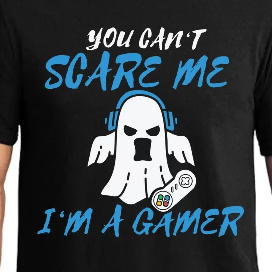 You CanT Scare Me IM A Gamer Lazy Easy Halloween Costume Cool Gift Pajama Set