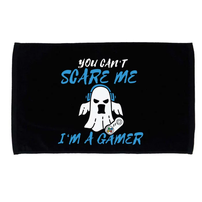 You CanT Scare Me IM A Gamer Lazy Easy Halloween Costume Cool Gift Microfiber Hand Towel