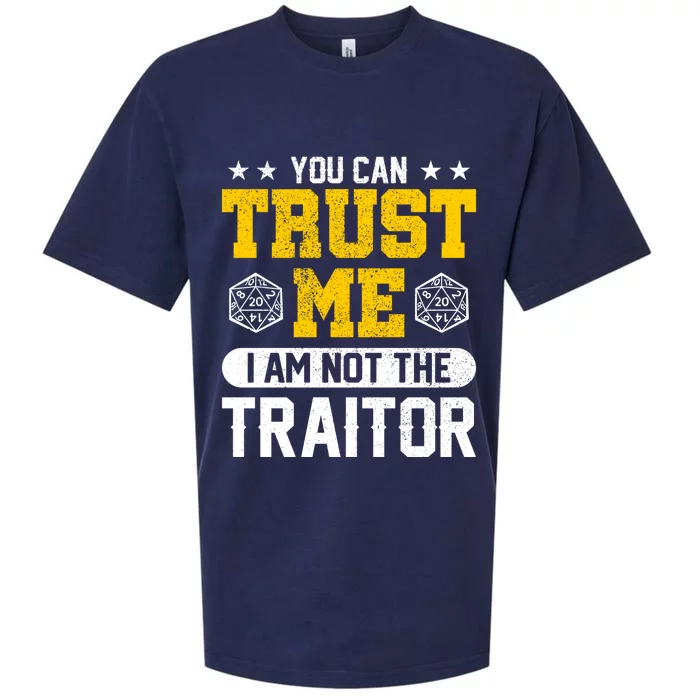 You Can Trust Me I Am Not The Traitor Rpg Gift Sueded Cloud Jersey T-Shirt