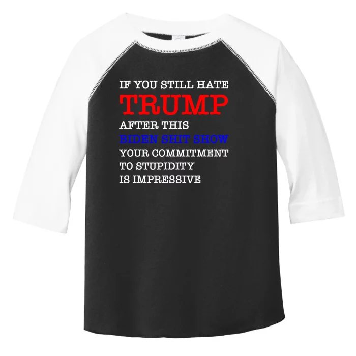 Your Commitment To Stupidity Humor Quote Toddler Fine Jersey T-Shirt