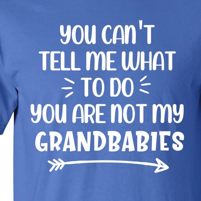 You Can't Tell Me What To Do You Are Not My Grand Gift Tall T-Shirt