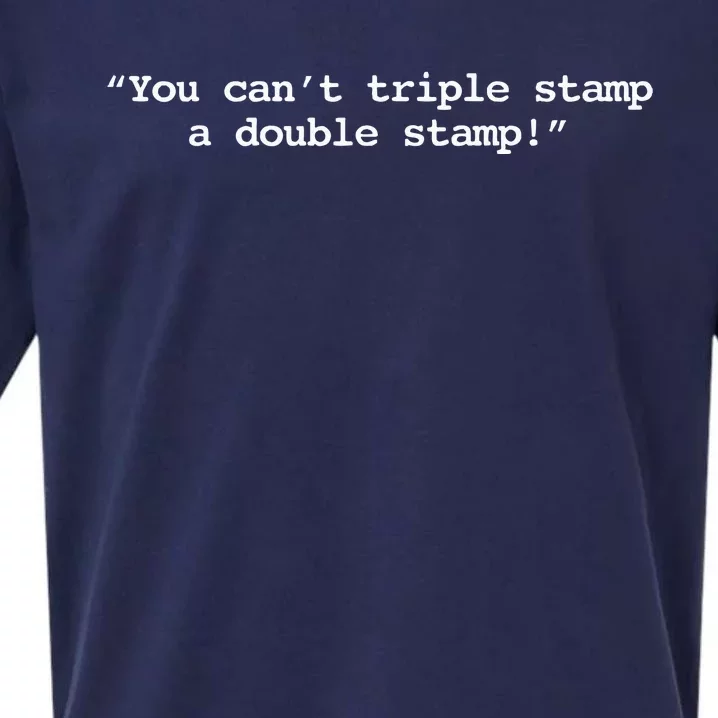 You CanT Triple Stamp A Double Stamp Dumb Sueded Cloud Jersey T-Shirt