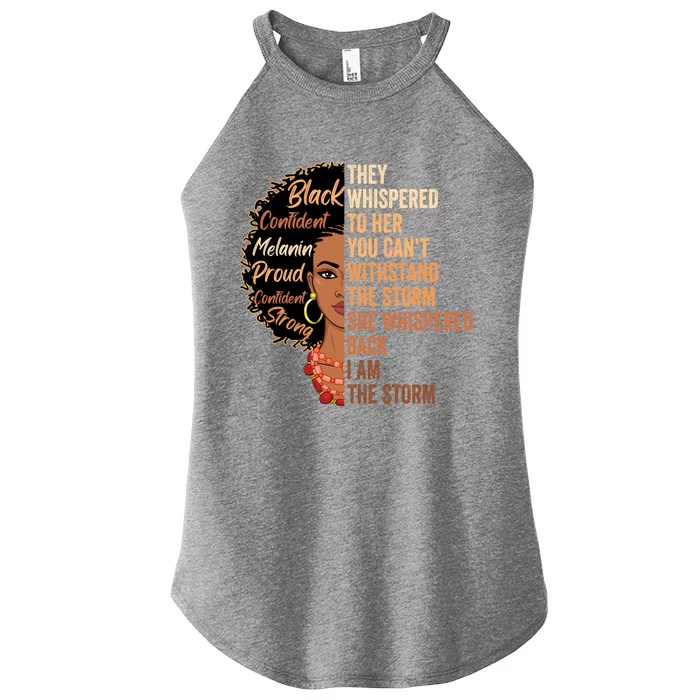 You Cannot Withstand Storm Black History Month Juneteenth Cute Gift Women’s Perfect Tri Rocker Tank