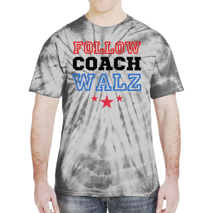 Yes Coach Walz Kamala Harris Tim Walz 2024 Tie-Dye T-Shirt