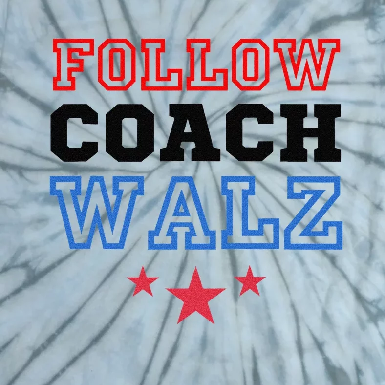 Yes Coach Walz Kamala Harris Tim Walz 2024 Tie-Dye T-Shirt