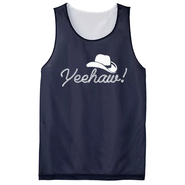 Yeehaw Cowboy Mesh Reversible Basketball Jersey Tank