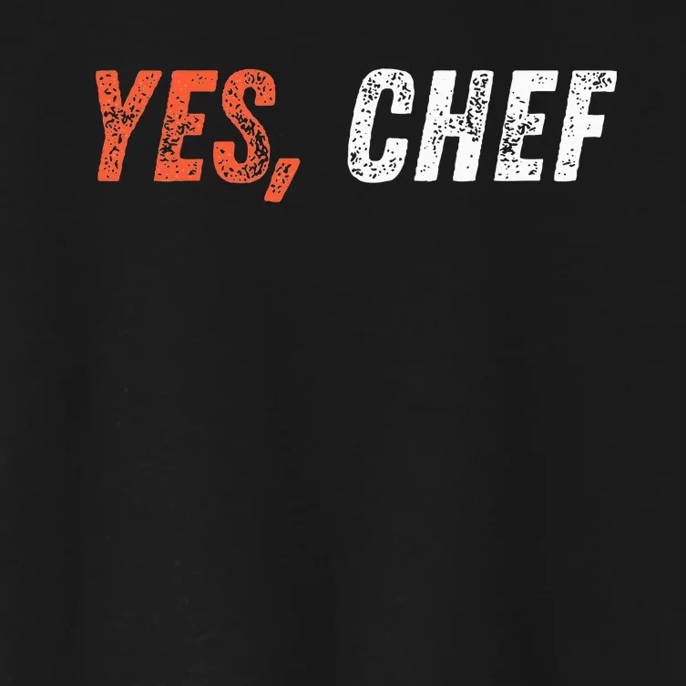 Yes Chef Women's Crop Top Tee