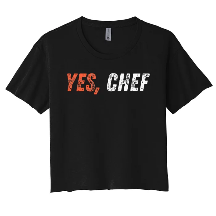 Yes Chef Women's Crop Top Tee