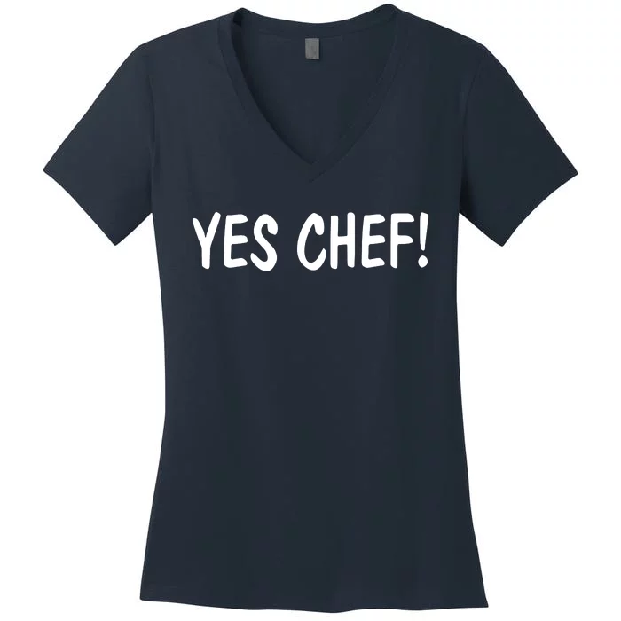 Yes Chef Women's V-Neck T-Shirt