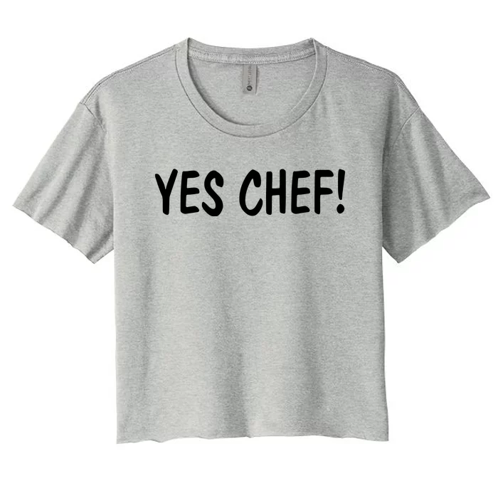 Yes Chef Women's Crop Top Tee