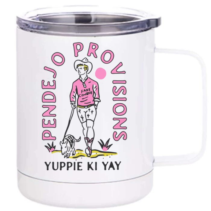 Yuppie Cowboy Front & Back 12oz Stainless Steel Tumbler Cup