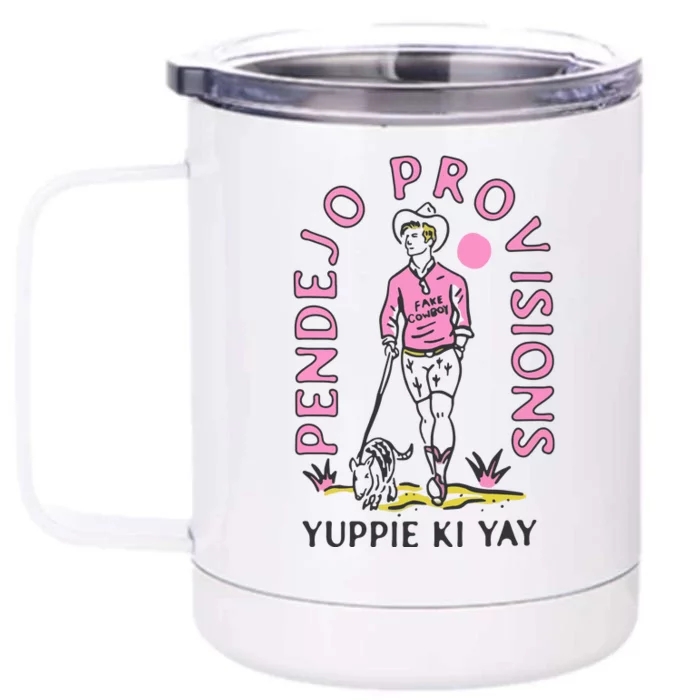 Yuppie Cowboy Front & Back 12oz Stainless Steel Tumbler Cup