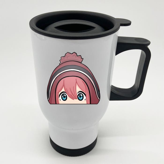 Yuru Camp Front & Back Stainless Steel Travel Mug