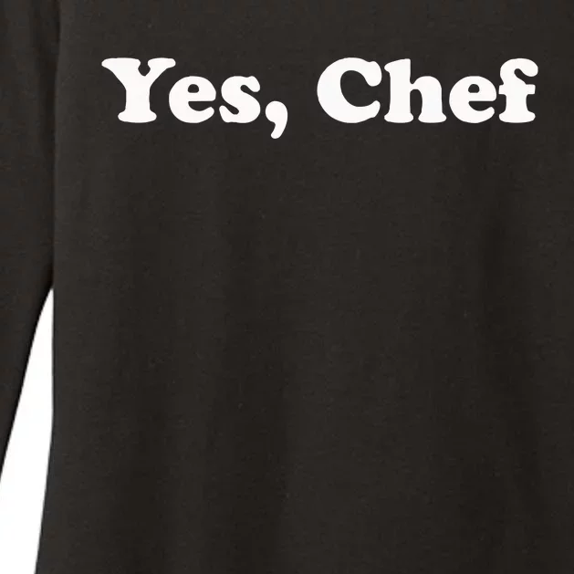 Yes Chef Womens CVC Long Sleeve Shirt