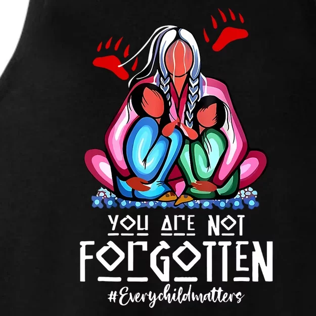 You Day Are Not Forgotten Native American Ladies Tri-Blend Wicking Tank