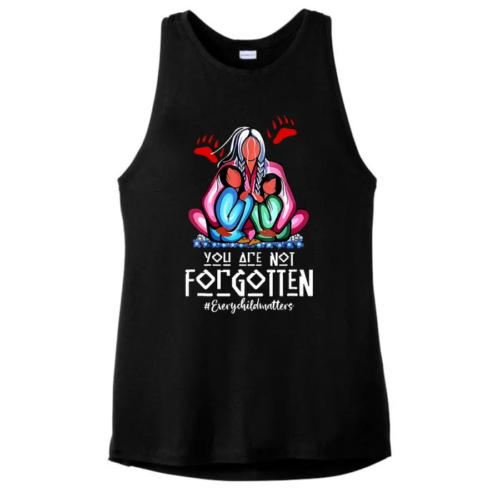 You Day Are Not Forgotten Native American Ladies Tri-Blend Wicking Tank