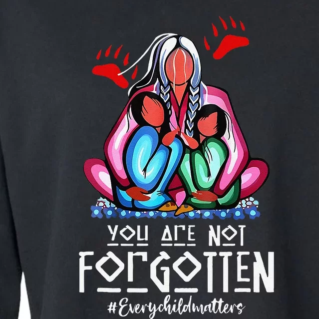 You Day Are Not Forgotten Native American Gift Cropped Pullover Crew