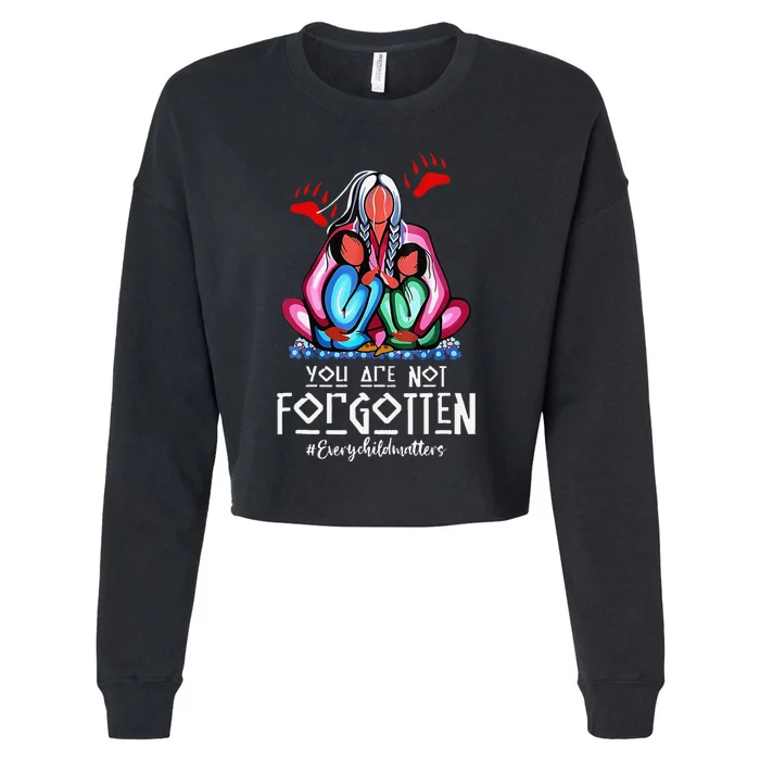 You Day Are Not Forgotten Native American Gift Cropped Pullover Crew