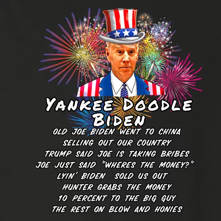 Yankee Doodle Biden 4th Of July Great Again Patriotic Trump Toddler Long Sleeve Shirt