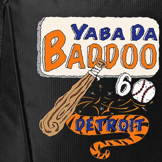 Yabba Da Baddoo 60 Detroit Baseball City Backpack