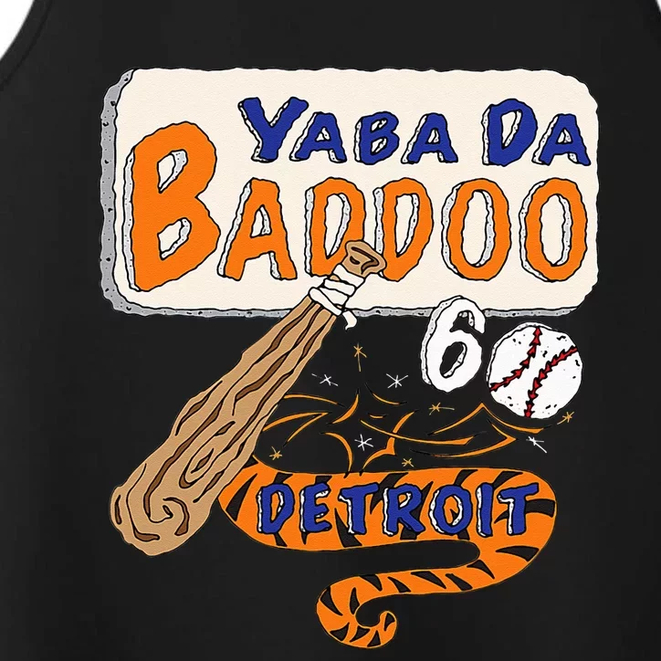 Yabba Da Baddoo 60 Detroit Baseball Performance Tank