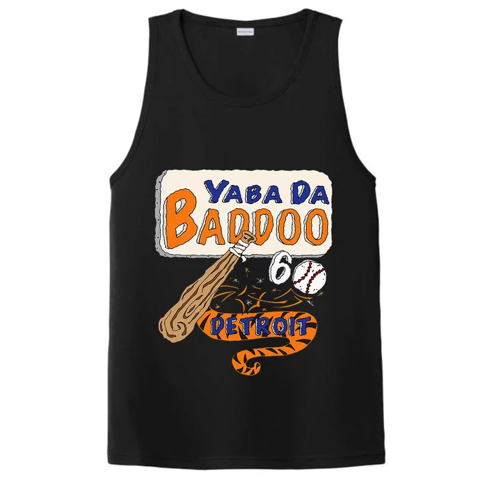 Yabba Da Baddoo 60 Detroit Baseball Performance Tank