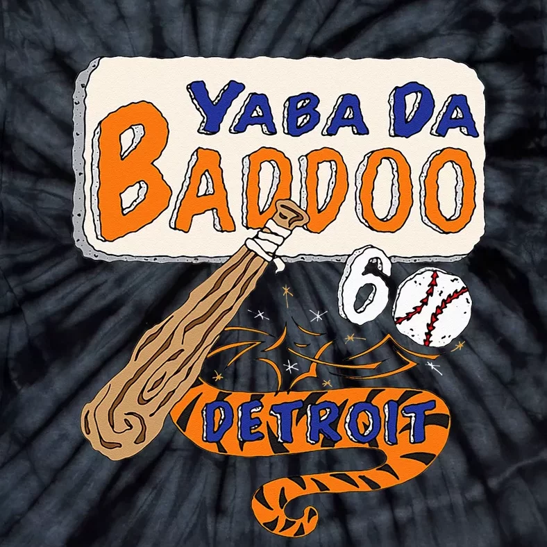 Yabba Da Baddoo 60 Detroit Baseball Tie-Dye T-Shirt