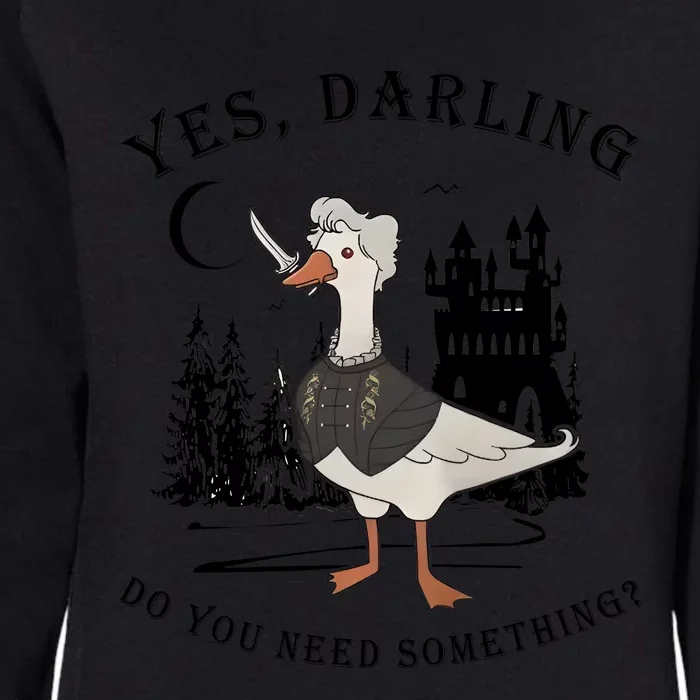 Yes Darling Do You Need Something Womens California Wash Sweatshirt