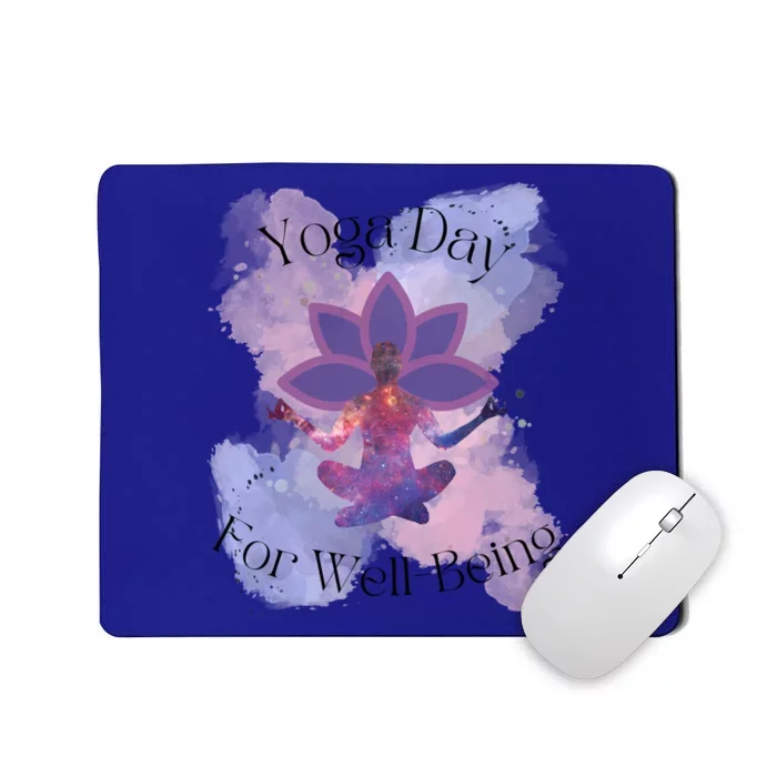 Yoga Day For Wellbeing Gift Mousepad