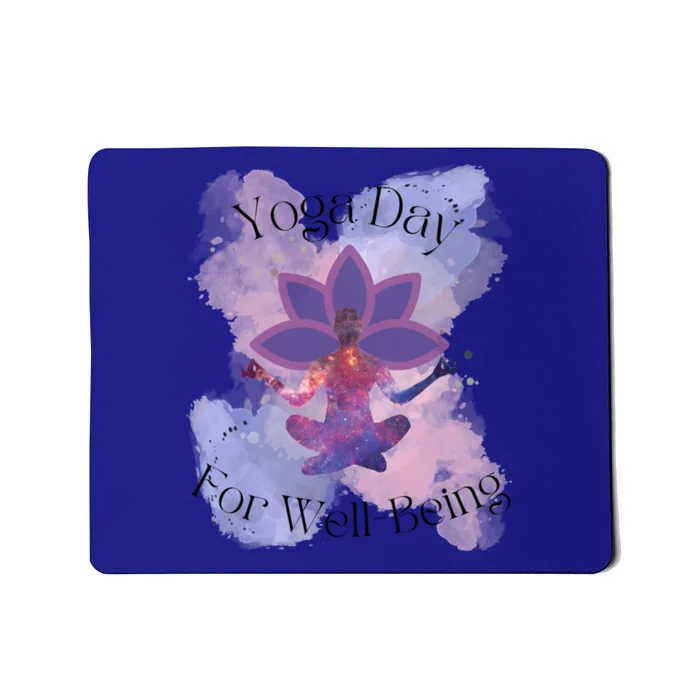 Yoga Day For Wellbeing Gift Mousepad