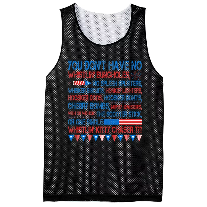 You Don’T Have No Whistlin Bungholes Mesh Reversible Basketball Jersey Tank