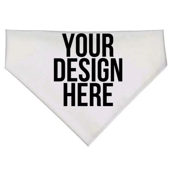 Your Design Here Funny Cool Nonsense Quote Gift USA-Made Doggie Bandana